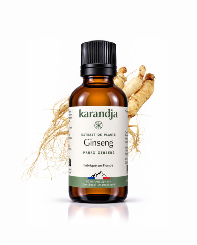 Extrait liquide de plante Bio  GINSENG Karandja 50ml