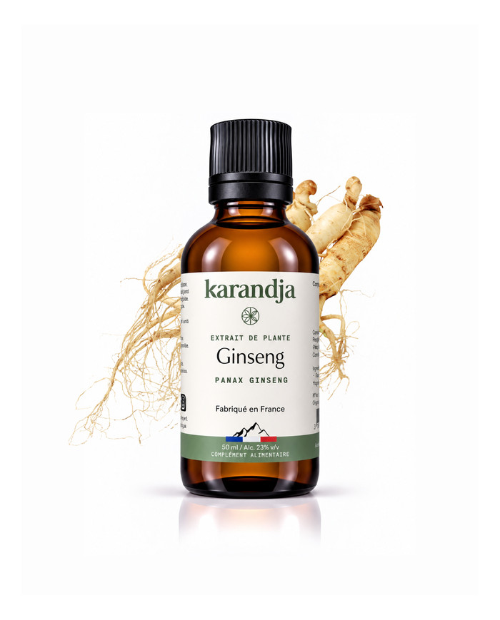 Extrait liquide de plante Bio  GINSENG Karandja 50ml