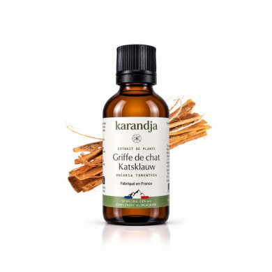 Extrait liquide de plante Bio GRIFFE DE CHAT Karandja 50ml