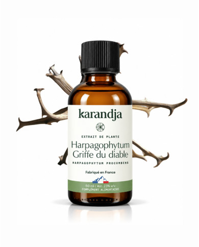 Extrait liquide de plante Bio  HARPAGOPHYTUM Karandja 50ml