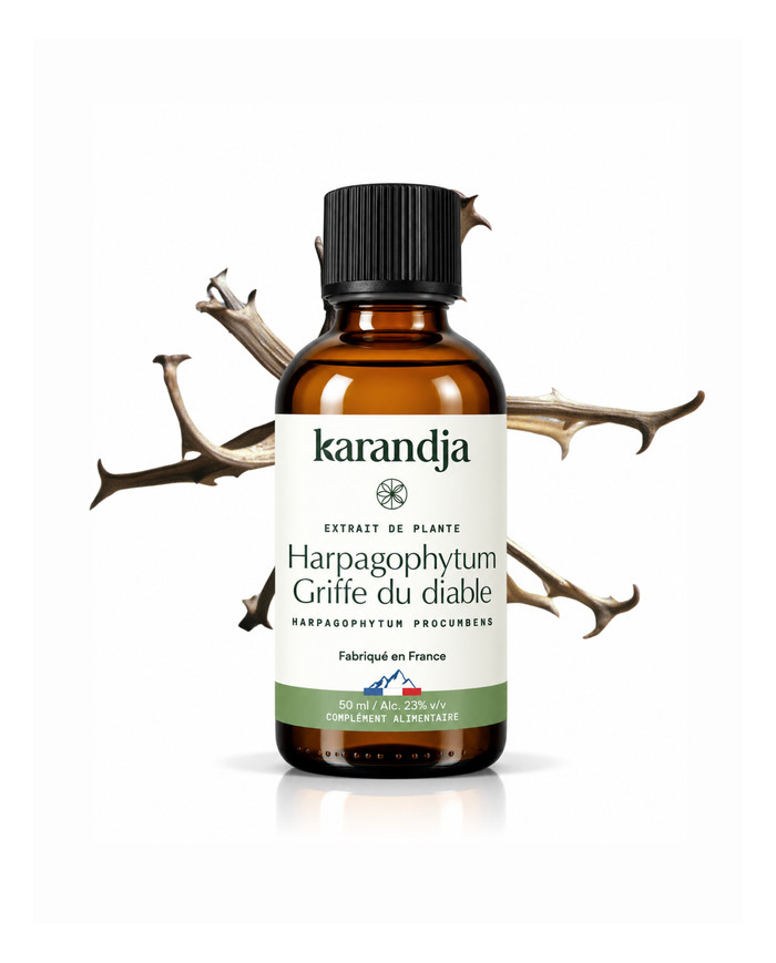 Extrait liquide de plante Bio  HARPAGOPHYTUM Karandja 50ml