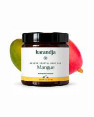 Beurre végétal bio MANGUE Karandja 100ml, non raffiné, non désodorisé, 100% naturel.
