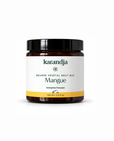 Beurre végétal certifié bio MANGUE