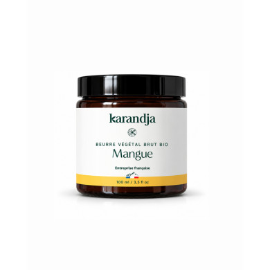 Beurre végétal certifié bio MANGUE