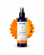 Eau florale Bio CALENDULA Karandja 200ml, origine France, buvable, sans conservateurs ni additifs.