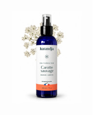 Eau florale Bio CAROTTE SAUVAGE Karandja 200ml, origine France, buvable, sans conservateurs ni additifs.