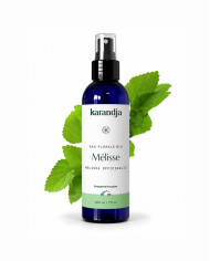 Eau florale Bio MELISSE Karandja 200ml, origine France, buvable, sans conservateurs ni additifs.