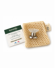 Pack porte savon aimanté + filet sauve savon