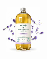 Savon liquide végétal pur olive certifié bio LAVANDE 1L