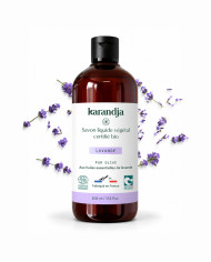Savon liquide végétal pur olive certifié bio LAVANDE 500ml