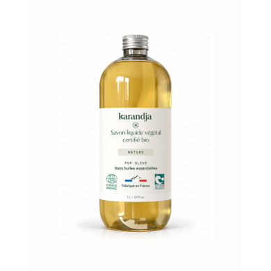 Savon liquide végétal pur olive certifié bio NATURE 1L