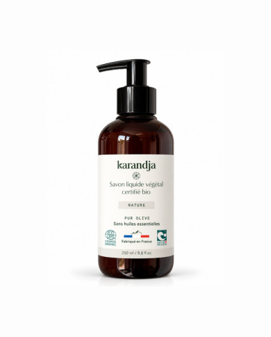 Savon liquide végétal pur olive certifié bio NATURE 250ml