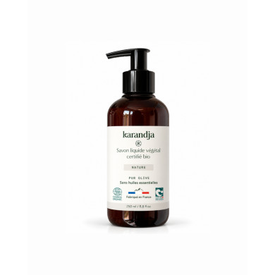 Savon liquide végétal pur olive certifié bio NATURE 250ml