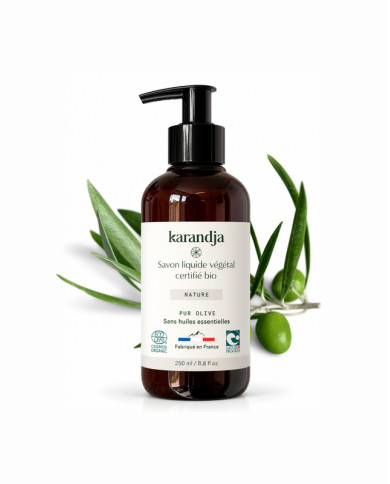 Savon liquide végétal pur olive certifié bio NATURE 250ml