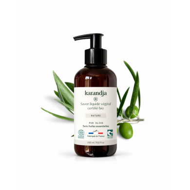 Savon liquide végétal pur olive certifié bio NATURE 250ml