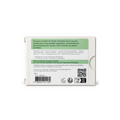 Savon végétal certifié bio AMANDINE