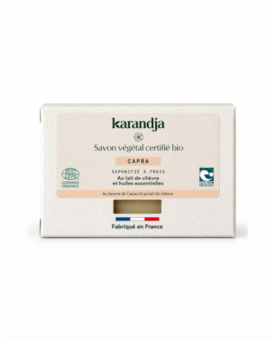 Savon végétal certifié bio CAPRA 100g