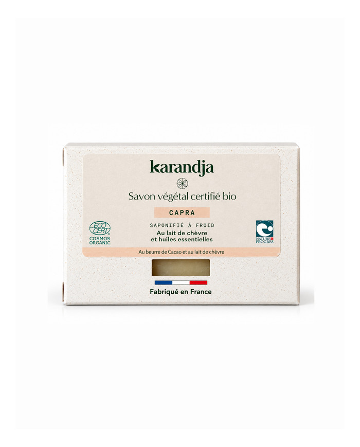 Savon végétal certifié bio CAPRA 100g