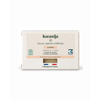 Savon végétal certifié bio CAPRA 100g