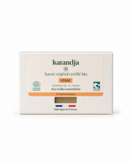 Savon végétal certifié bio CEDRE Karandja 100g