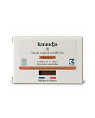 Savon végétal certifié bio CHOCOLAT Karandja 100g