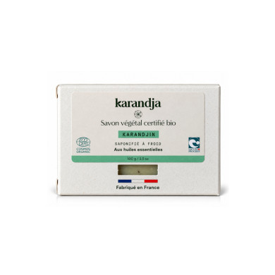Savon végétal certifié bio KARANDJIN Karandja 100g