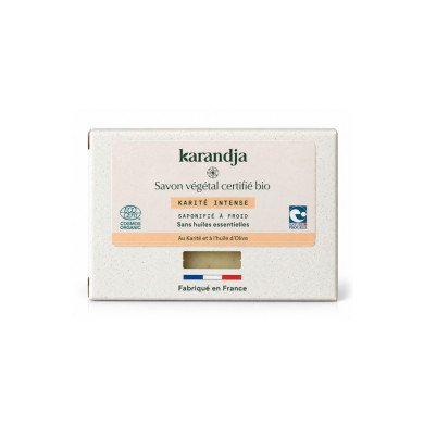 Savon végétal certifié bio KARITE INTENSE Karandja 100g