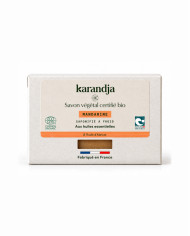 Savon végétal certifié bio MANDARINE Karandja 100g