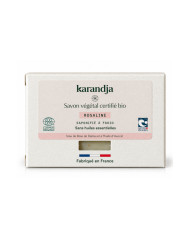 Savon végétal certifié bio ROSALINE Karandja 100g