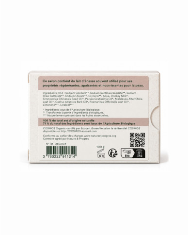 Savon végétal certifié bio SUZ’ANE