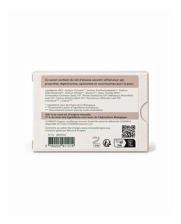 Savon végétal certifié bio SUZ’ANE