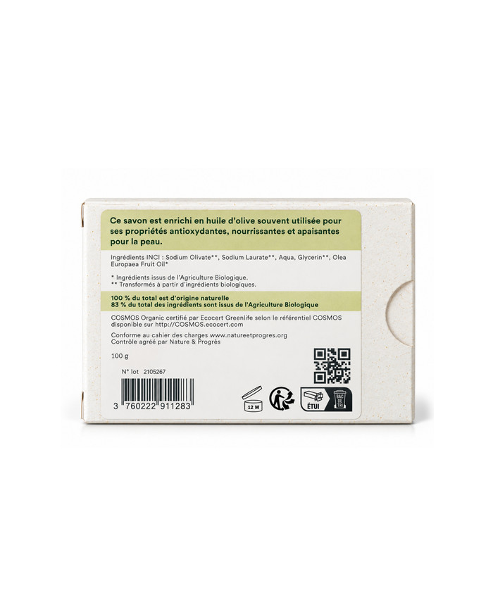 Savon végétal certifié bio ALEP (Pack de 3)