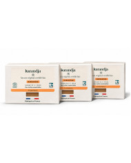 Savon végétal certifié bio MANDARINE (Pack de 3) Karandja