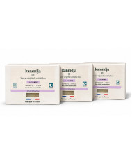 Savon végétal certifié bio LAVANDE (Pack de 3) Karandja