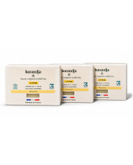 Savon végétal certifié bio CITRON (Pack de 3) Karandja