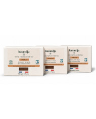 Savon végétal certifié bio CHOCOLAT (Pack de 3) Karandja