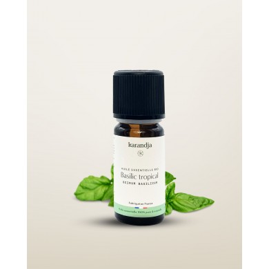 Huile essentielle bio BASILIC TROPICAL Karandja 10ml