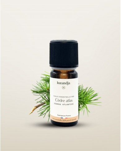 Huile essentielle bio CEDRE DE L'ATLAS Karandja 10ml