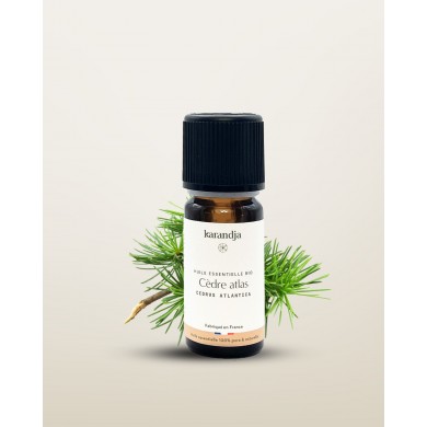 Huile essentielle bio CEDRE DE L'ATLAS Karandja 10ml