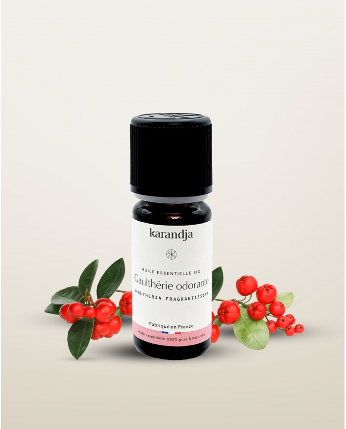 Huile essentielle bio GAULTHERIE ODORANTE Karandja 10ml