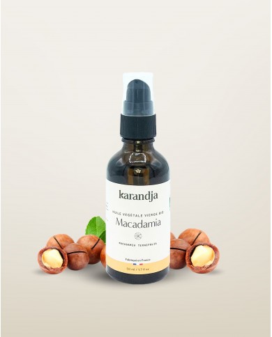 Huile végétale Bio MACADAMIA Karandja 50ml