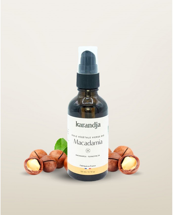 Huile végétale Bio MACADAMIA Karandja 50ml