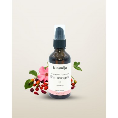 Huile végétale bio ROSE MUSQUEE Karandja 50ml