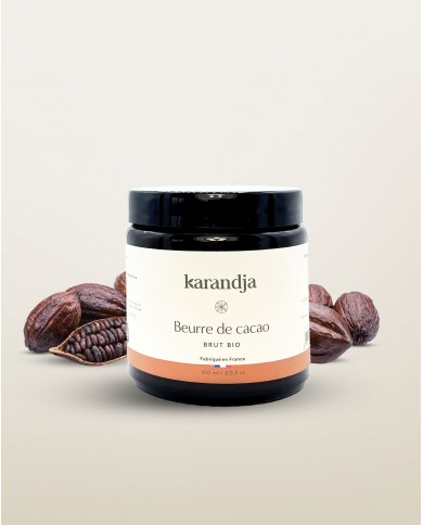 Beurre végétal bio CACAO Karandja 100ml