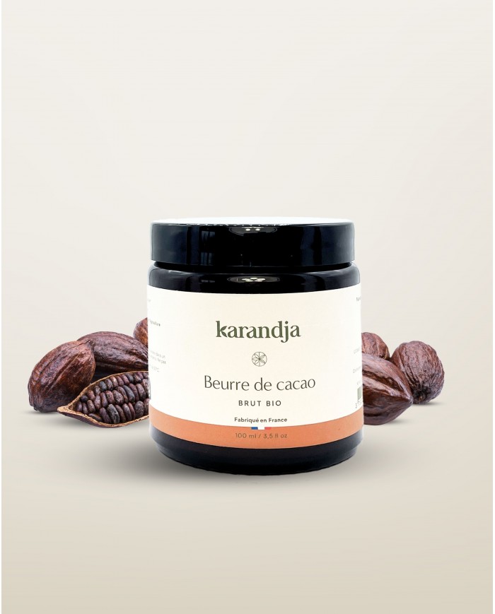 Beurre végétal bio CACAO Karandja 100ml