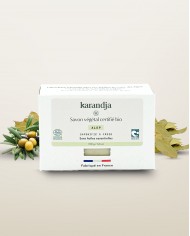 Savon végétal certifié bio ALEP Karandja 100g