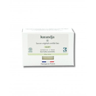 Savon végétal certifié bio ALEP