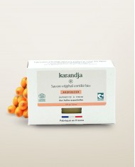 Savon végétal certifié bio ARGOUSIER Karandja 100g