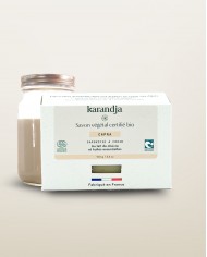 Savon végétal certifié bio CAPRA Karandja 100g