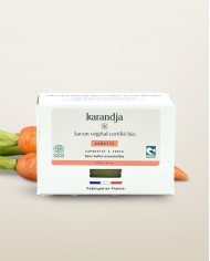 Savon végétal certifié bio CAROTTE 
 Karandja 100g